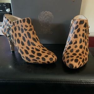 Vince Camuto Leopard Booties